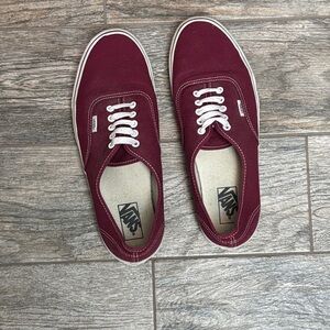 Vans Men's Maroon Sneakers